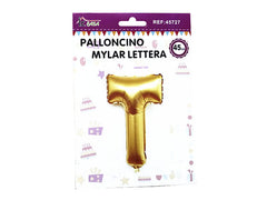 XFR45727 PALLONCINO MYLAR LETTERA -T