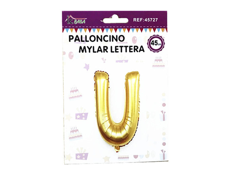 XFR45727 PALLONCINO MYLAR LETTERA -U