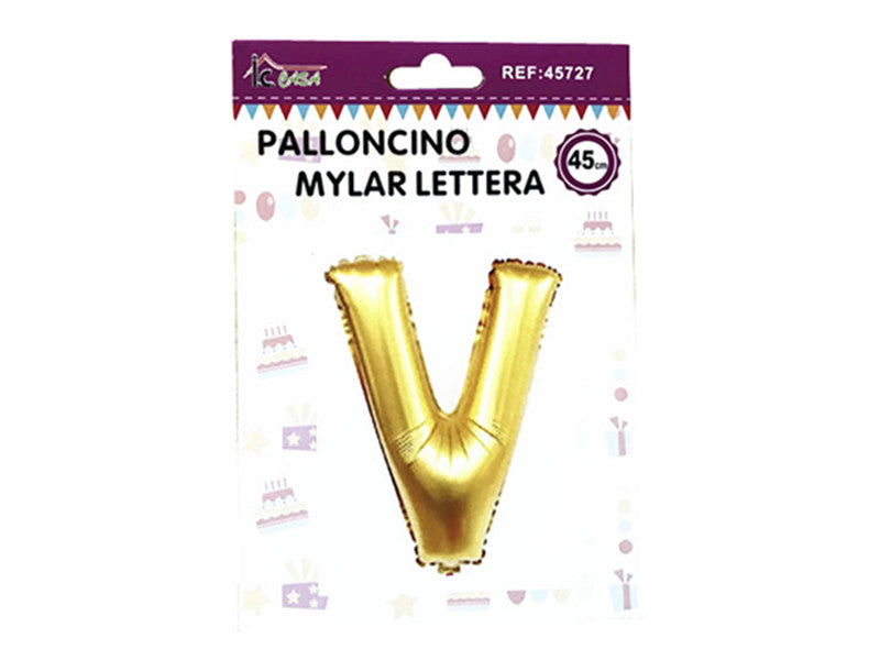 XFR45727 PALLONCINO MYLAR LETTERA -V