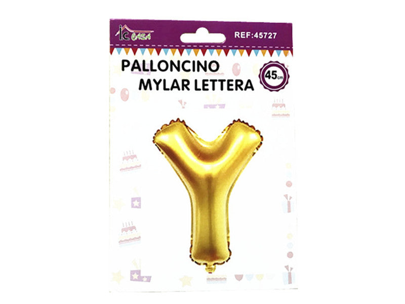 XFR45727 PALLONCINO MYLAR LETTERA -Y