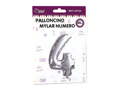 XFR45728 PALLONCINO MYLAR NUMERO -4