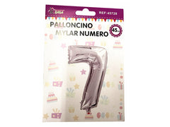 XFR45728 PALLONCINO MYLAR NUMERO -7