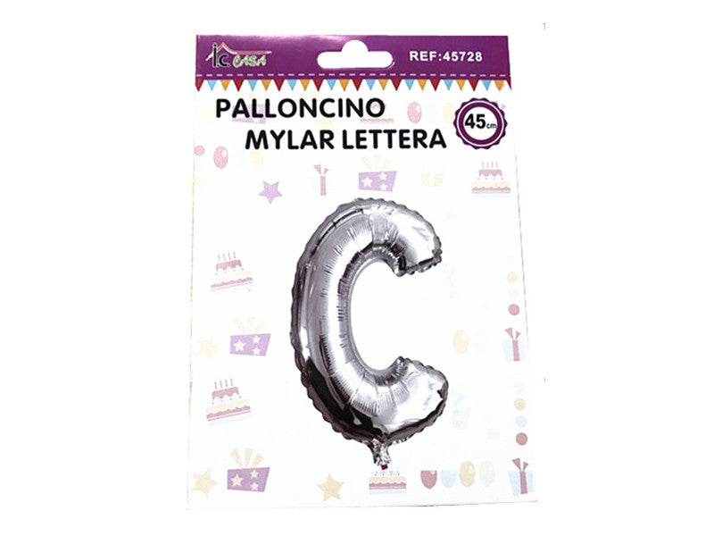 XFR45728 PALLONCINO MYLAR LETTERA -C