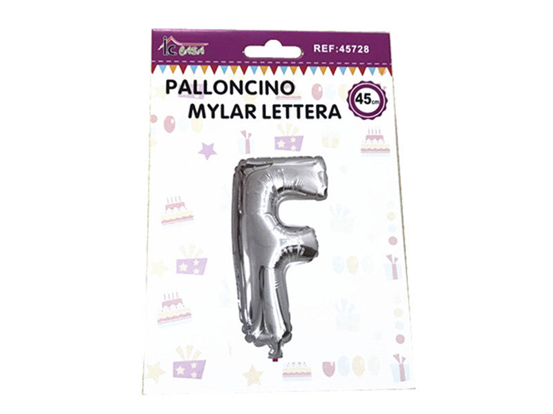 XFR45728 PALLONCINO MYLAR LETTERA -F