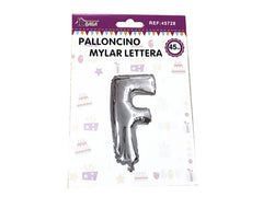 XFR45728 PALLONCINO MYLAR LETTERA -F