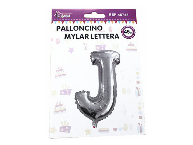 XFR45728 PALLONCINO MYLAR LETTERA -J