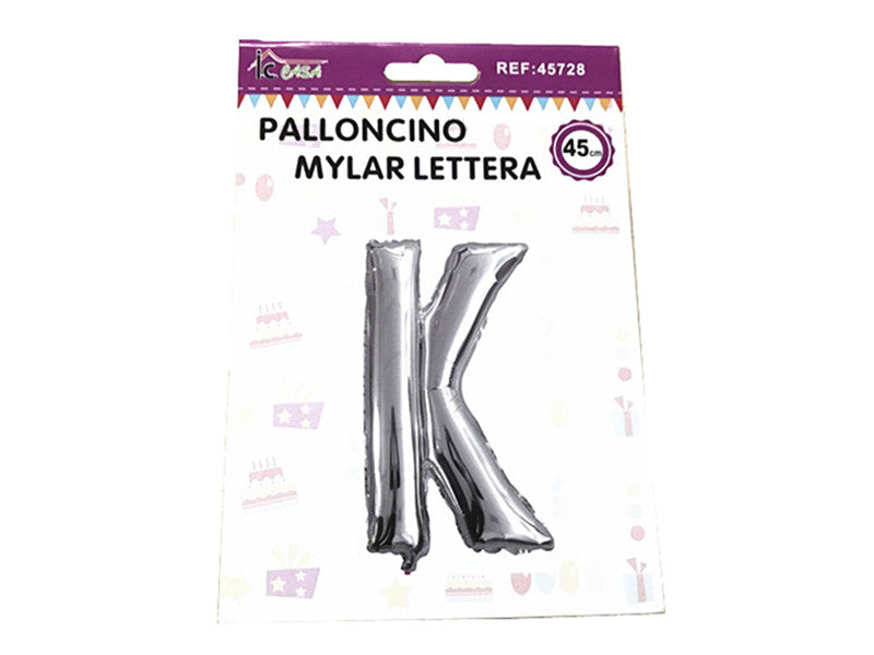 XFR45728 PALLONCINO MYLAR LETTERA -K