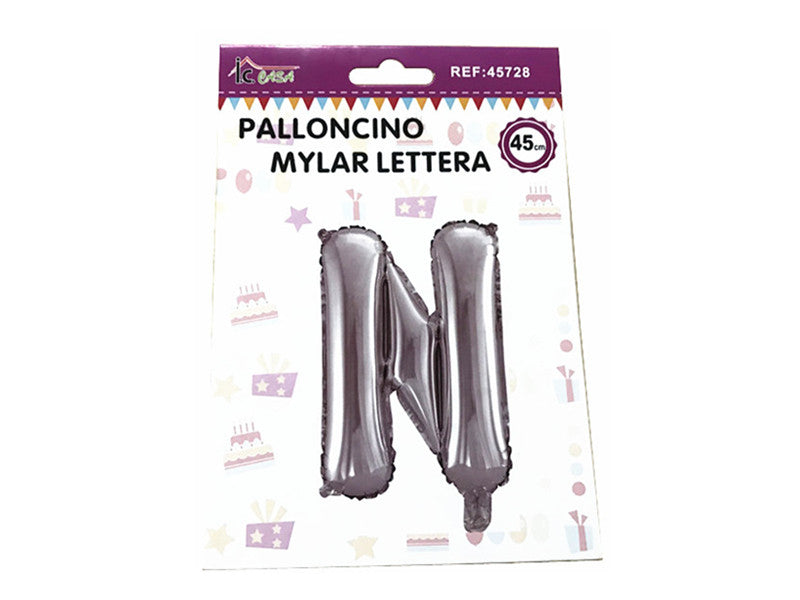 XFR45728 PALLONCINO MYLAR LETTERA -N