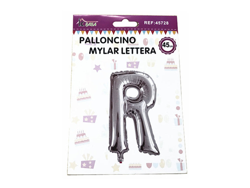 XFR45728 PALLONCINO MYLAR LETTERA -R