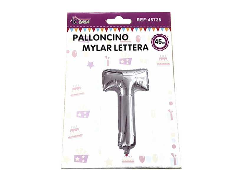 XFR45728 PALLONCINO MYLAR LETTERA -T