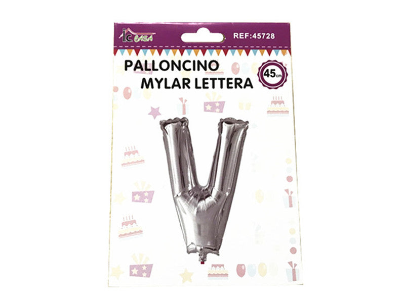 XFR45728 PALLONCINO MYLAR LETTERA -V