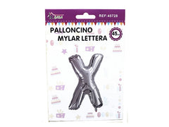 XFR45728 PALLONCINO MYLAR LETTERA -X