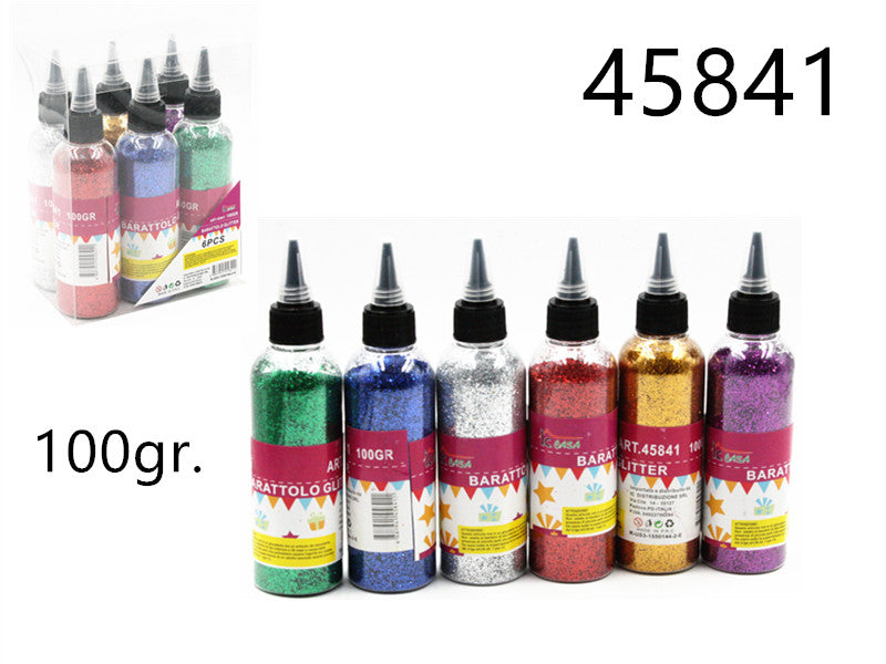 XFR45841 BARATTOLO GLITTER 100GR. ASS.