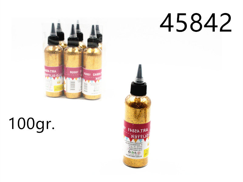XFR45842 BARATTOLO GLITTER 100GR. ORO