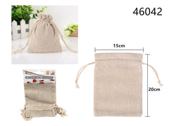 XFR46042 SACCHETTO COTONE 15X20CM 2PZ