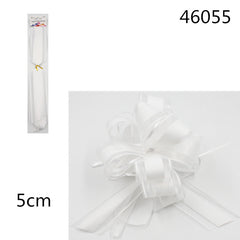 XFR46055 FIOCCO DECORAZIONE 5CM BIANCO