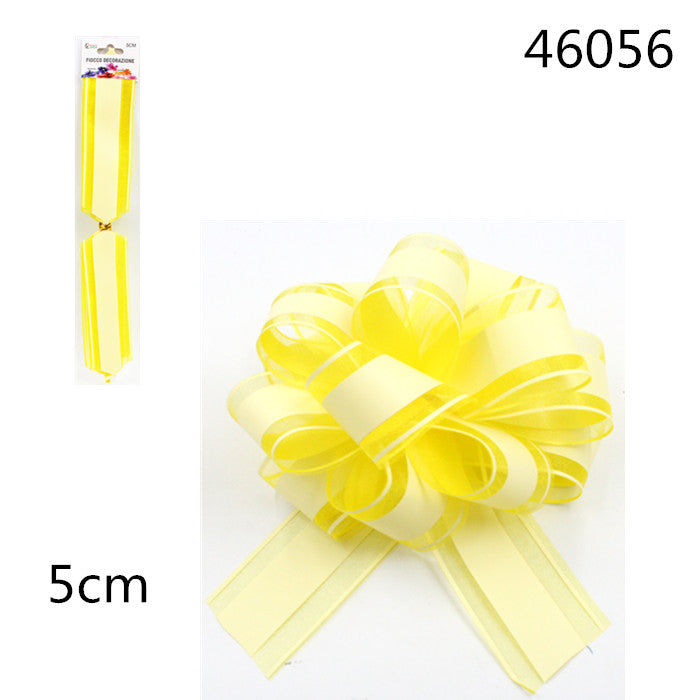 XFR46056 FIOCCO DECORAZIONE 5CM GIALLO