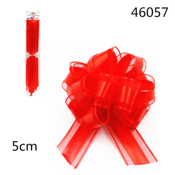 XFR46057 FIOCCO DECORAZIONE 5CM ROSSO