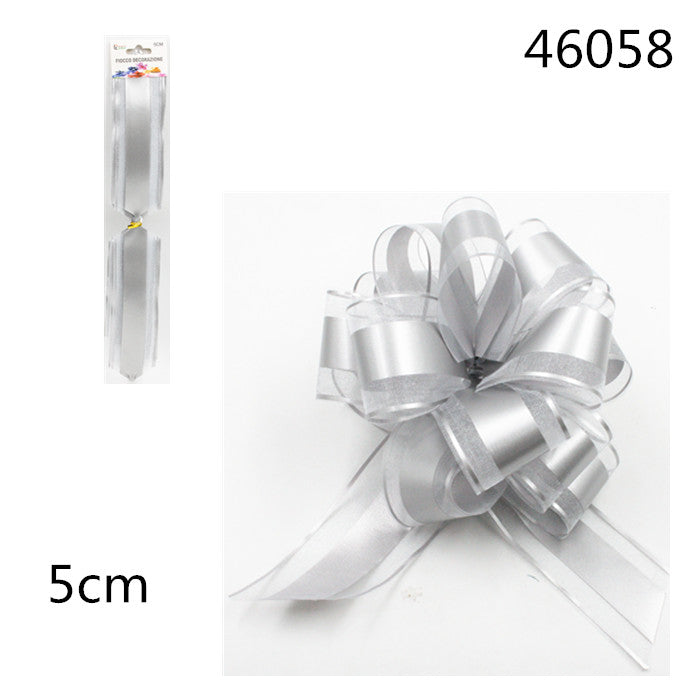 XFR46058 FIOCCO DECORAZIONE 5CM ARGENTO