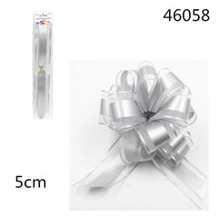 XFR46058 FIOCCO DECORAZIONE 5CM ARGENTO