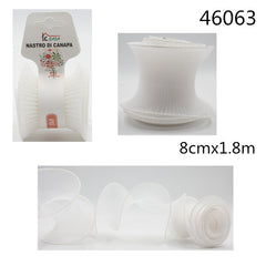 XFR46063 NASTRO DI CANAPA 8CM*1.8M