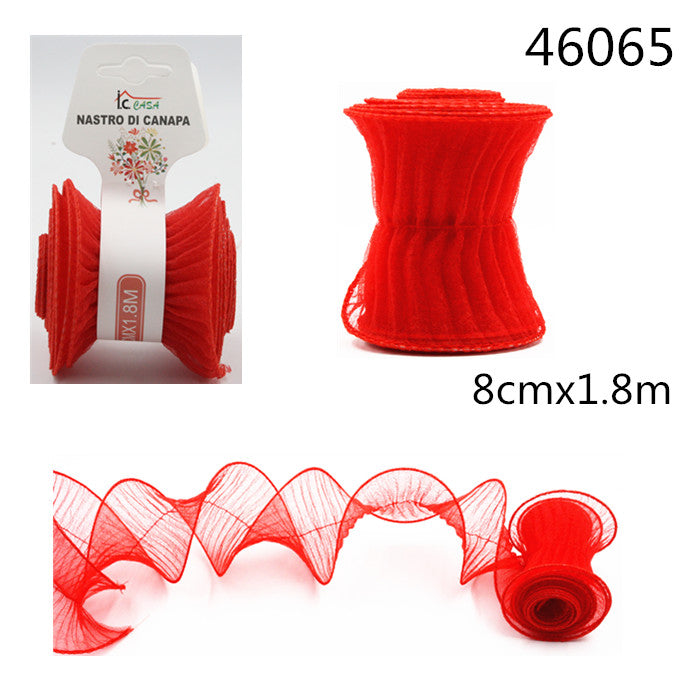 XFR46065 NASTRO DI CANAPA 8CM*1.8M