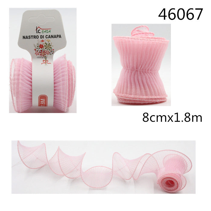 XFR46067 NASTRO DI CANAPA 8CM*1.8M