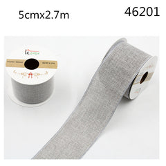 XFR46201 NASTRO REGALO 5CM*2.7M GRIGIO