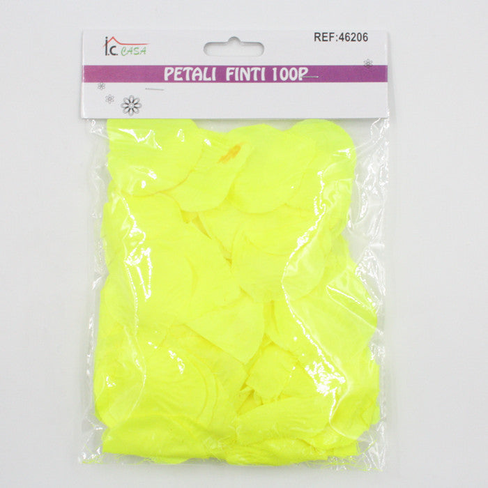 XFR46206 PETALI FINTI 100PZ GIALLO