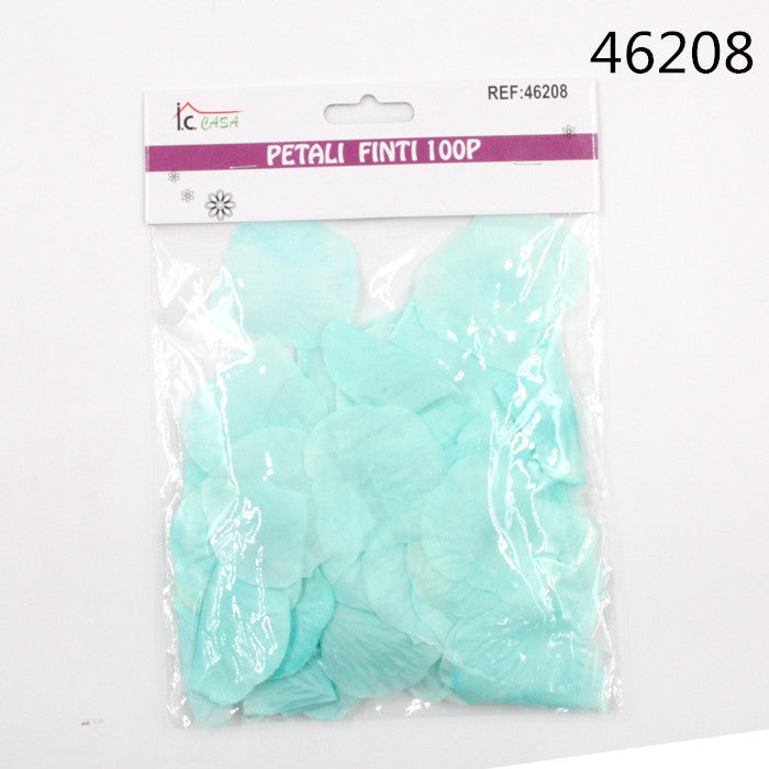 XFR46208 PETALI FINTI 100PZ TURCHESE