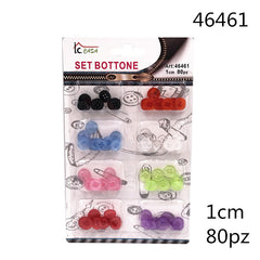 XFR46461 SET BOTTONE 1CM 80PZ
