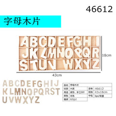 XFR46612 LETTERE IN LEGNO DA DECORARE