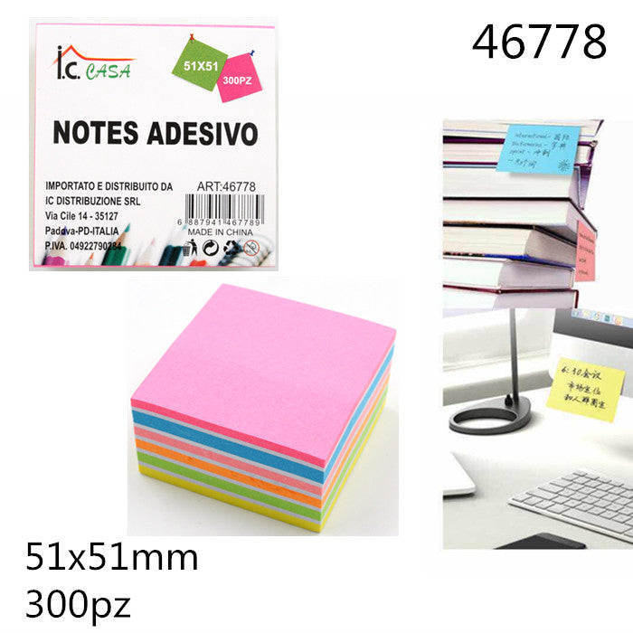 XFR46778 NOTES ADESIVO 350PZ