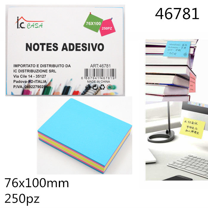 XFR46781 NOTES ADESIVO 250PZ