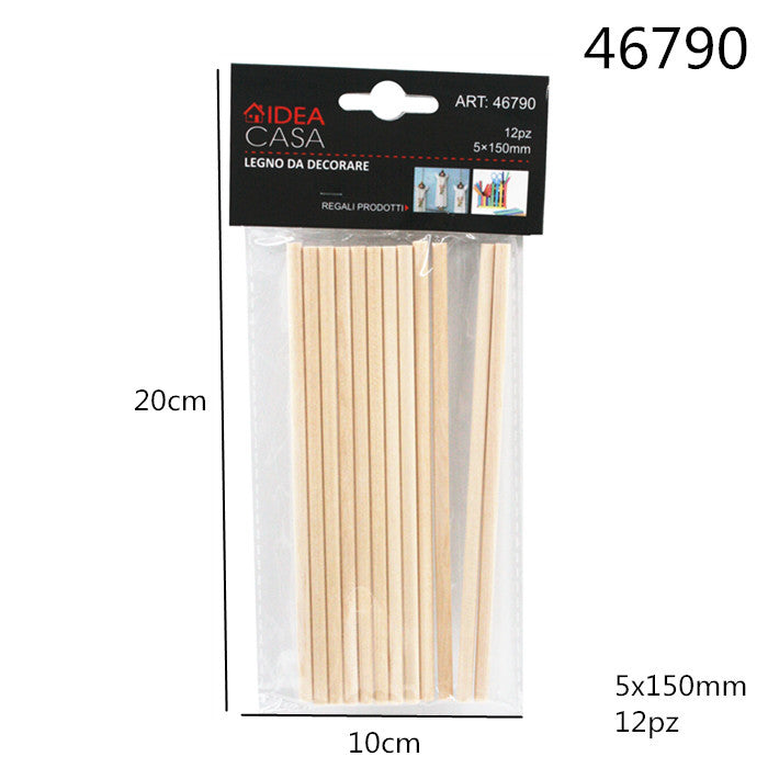 XFR46790 LEGNO DA DECORARE 5x150mm 12pz