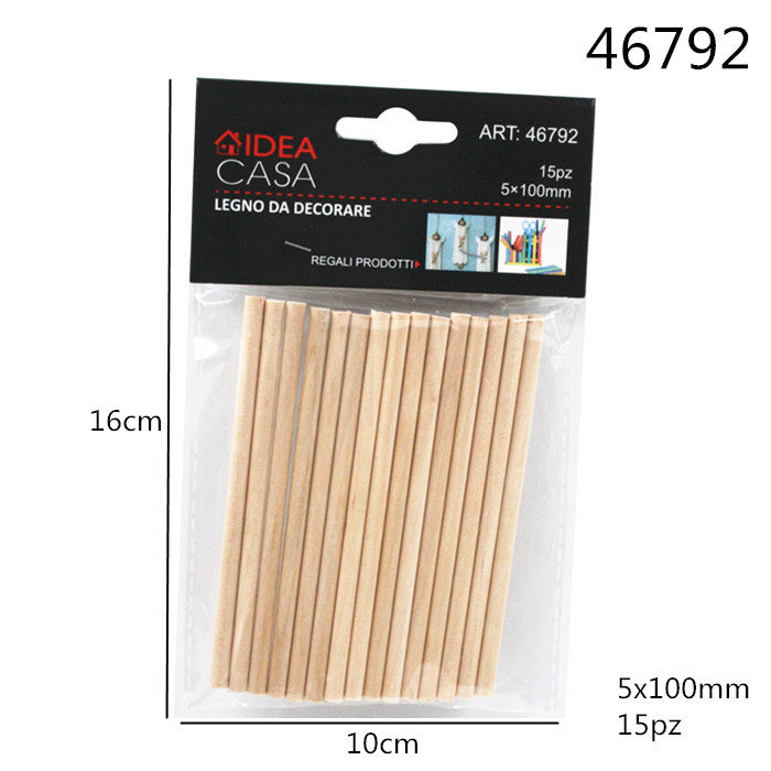 XFR46792 LEGNO DA DECORARE 5X100MM 15PZ