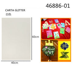 XFR46886 FOGLIO GLITTER 250GR.40X60CM °×É«