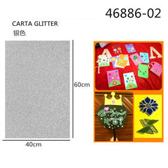XFR46886 FOGLIO GLITTER 250GR.40X60CM ÒøÉ«