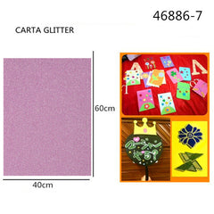 XFR46886 FOGLIO GLITTER 250GR.40X60CM ³à×ÏÉ«