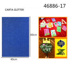 XFR46886 FOGLIO GLITTER 250GR.40X60CM ±¦À¶É«