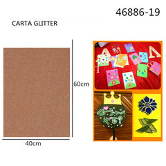 XFR46886 FOGLIO GLITTER 250GR.40X60CM éÙºìÉ«