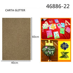 XFR46886 FOGLIO GLITTER 250GR.40X60CM ×ØÉ«