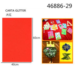 XFR46886 FOGLIO GLITTER 250GR.40X60CM ´óºìÉ«