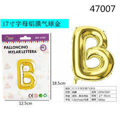 XFR47007 PALLONCINO MYLAR ORO