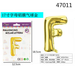 XFR47011 PALLONCINO MYLAR ORO