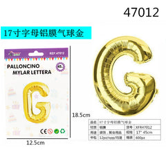 XFR47012 PALLONCINO MYLAR ORO