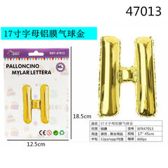 XFR47013 PALLONCINO MYLAR ORO