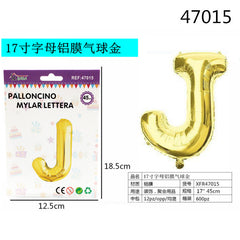 XFR47015 PALLONCINO MYLAR ORO