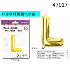 XFR47017 PALLONCINO MYLAR ORO