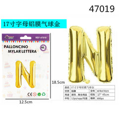 XFR47019 PALLONCINO MYLAR ORO